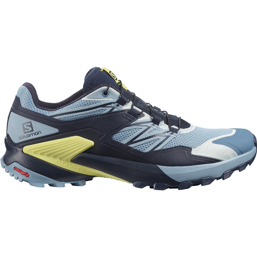 Salomon Israel WINGS SKY W - Womens Running Shoes - Blue (QLHE-93840)